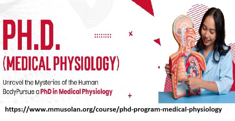 Phd in medical physiology university in india